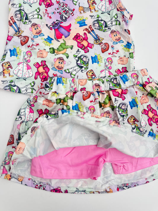TOYS SKORT SET