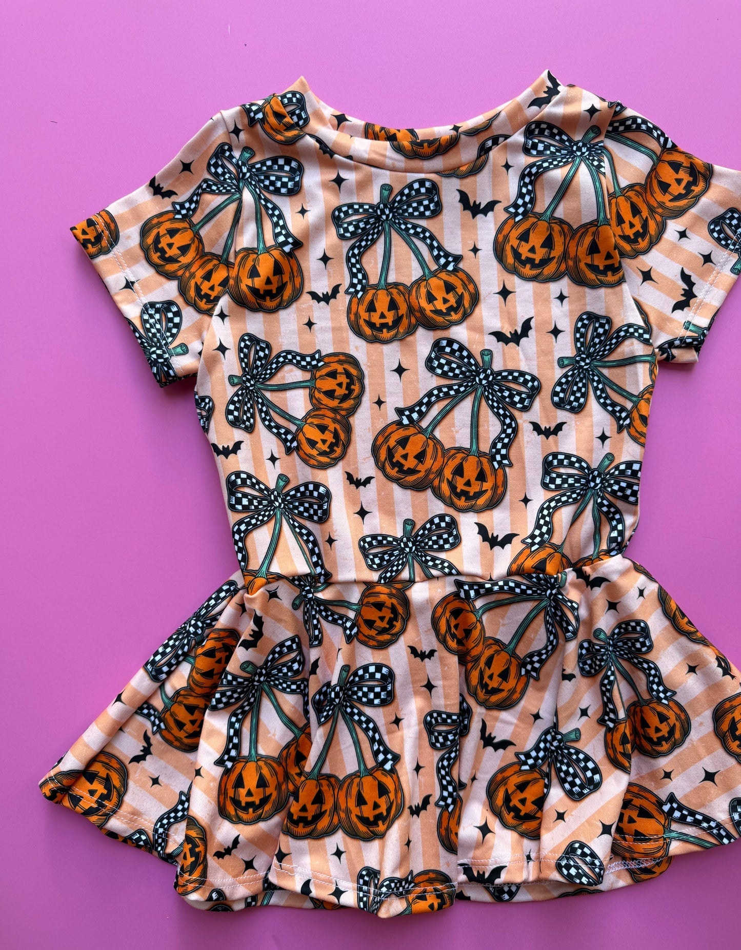 JACK-O-CHERRY PEPLUM 6/7Y