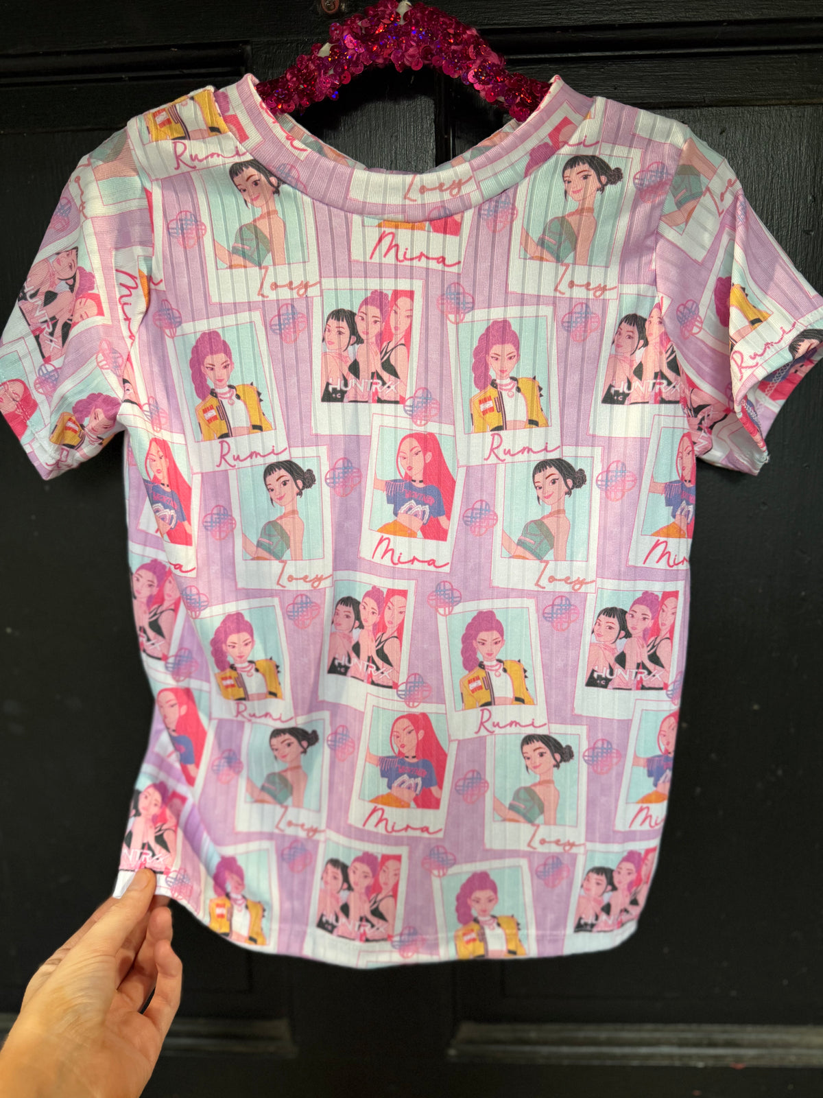 KPOP PURPLE TEE 5/6Y