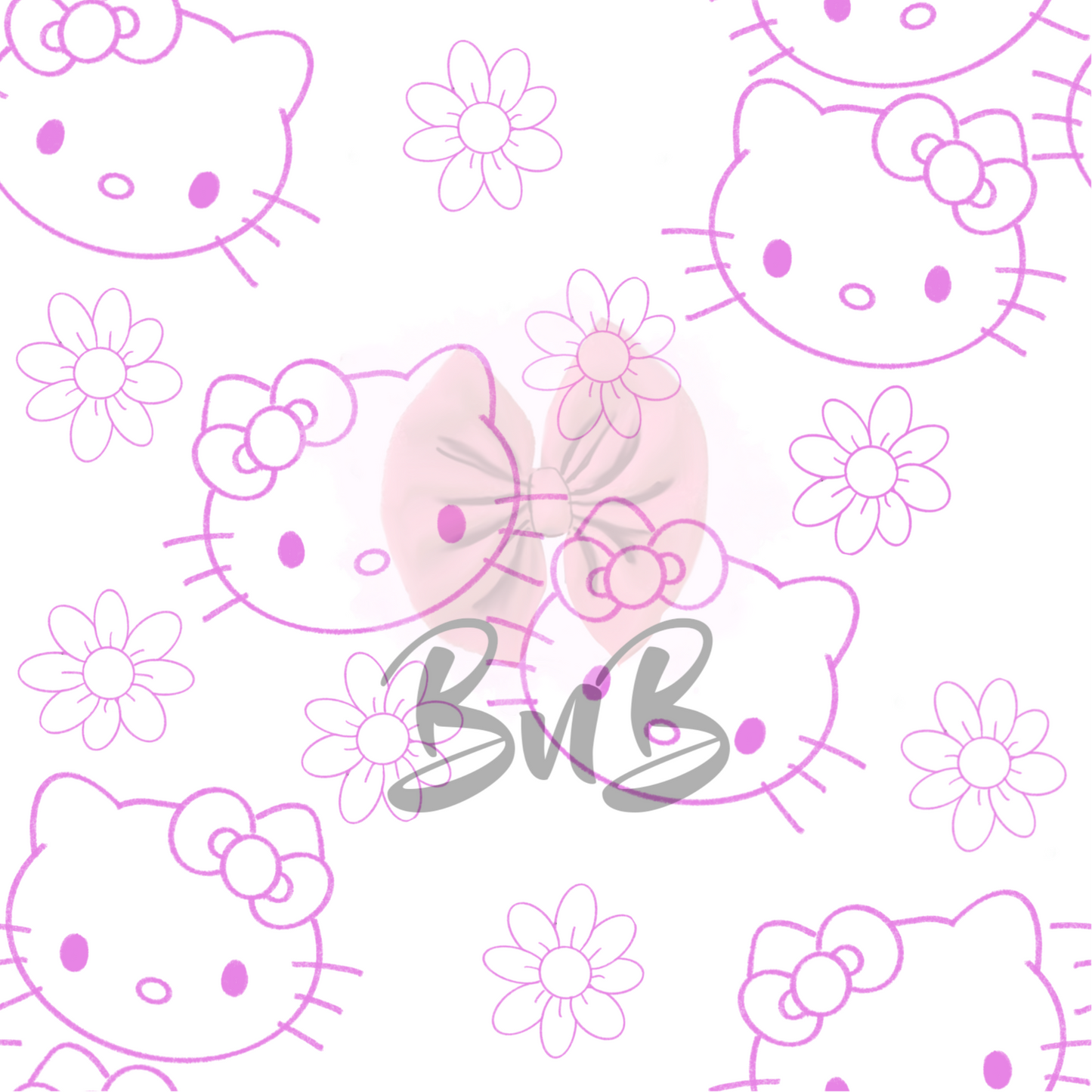 kitty seamless pattern