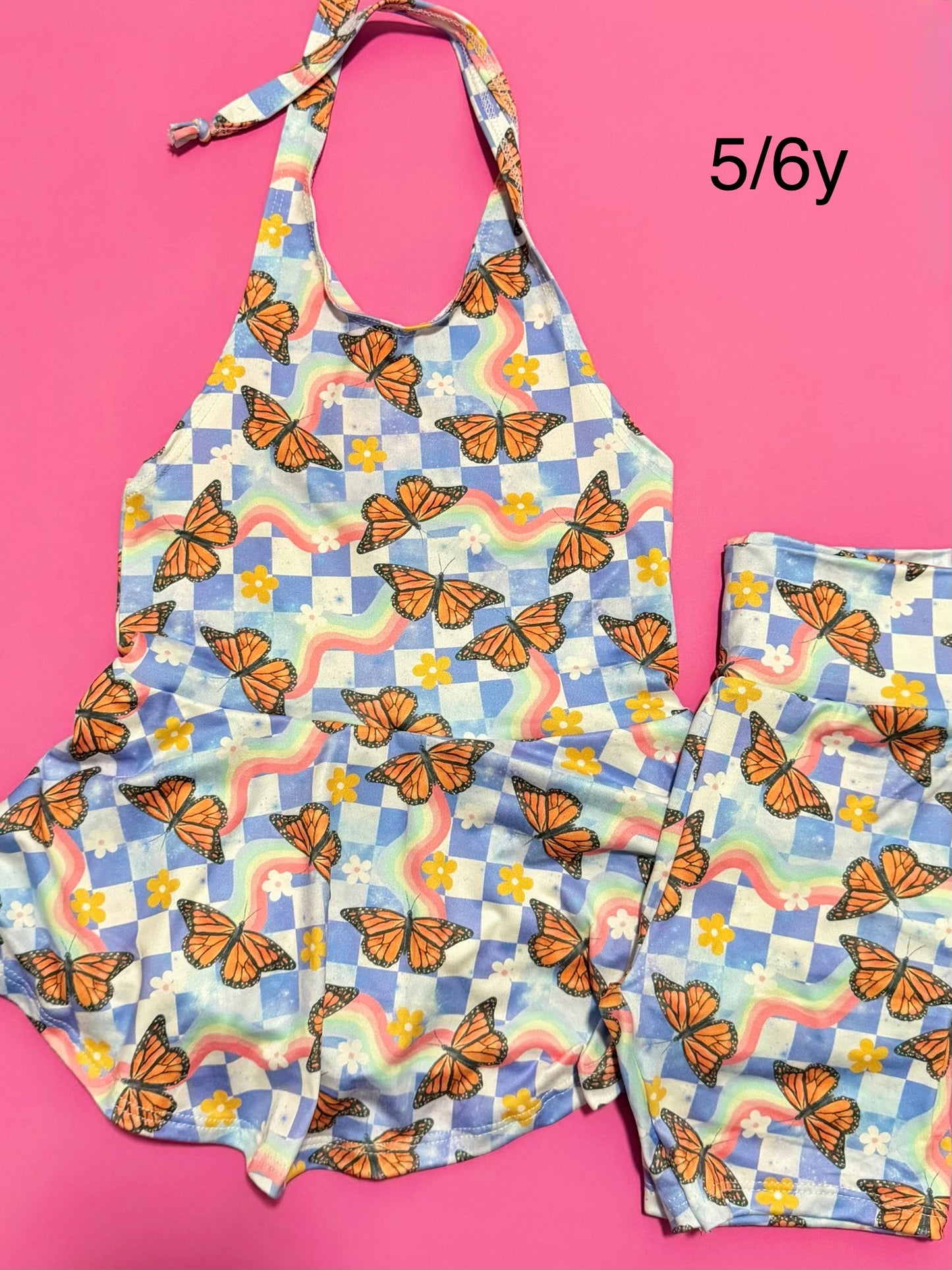 BUTTERFLY HALTER SET 5/6Y