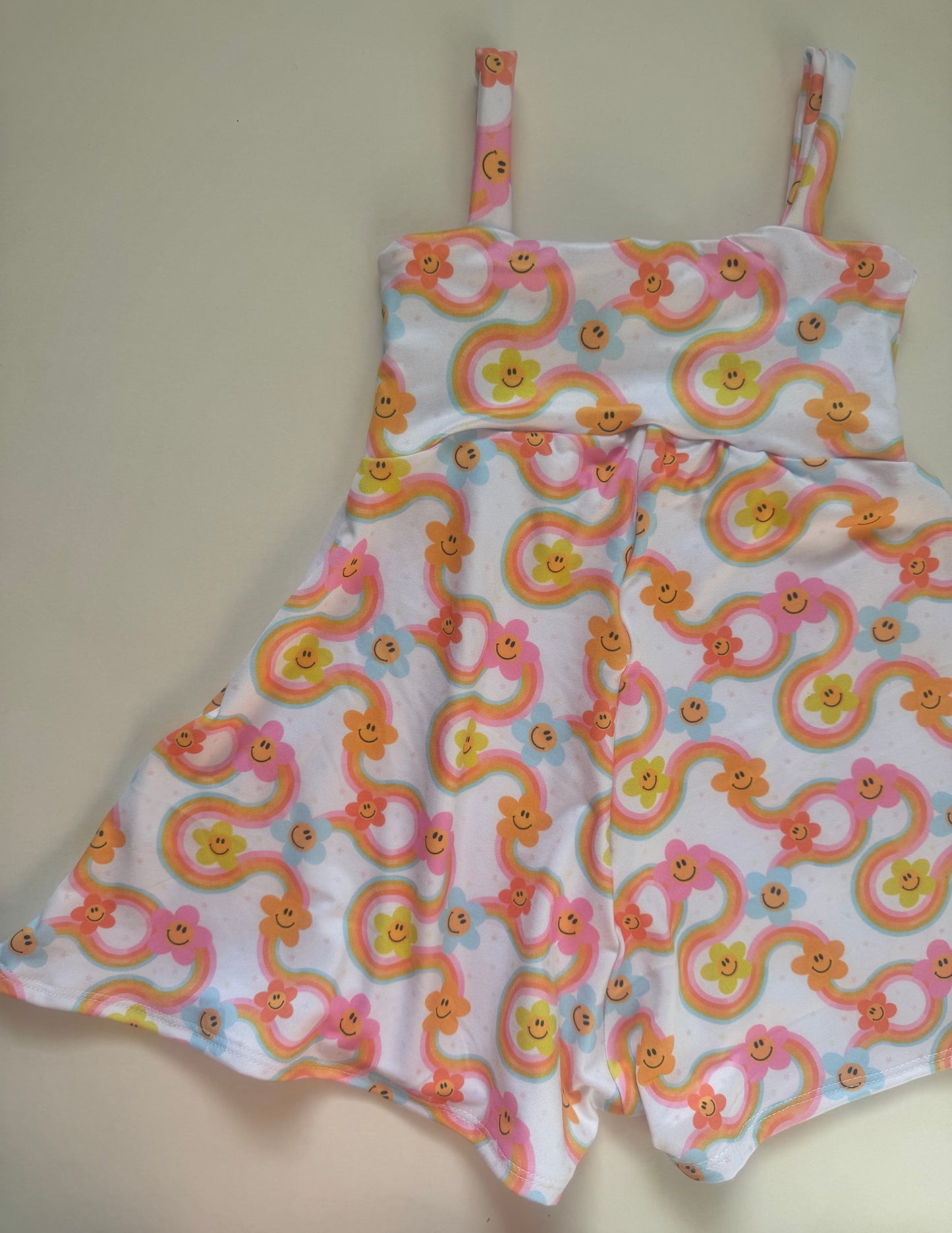 4T FLOWER ROMPER