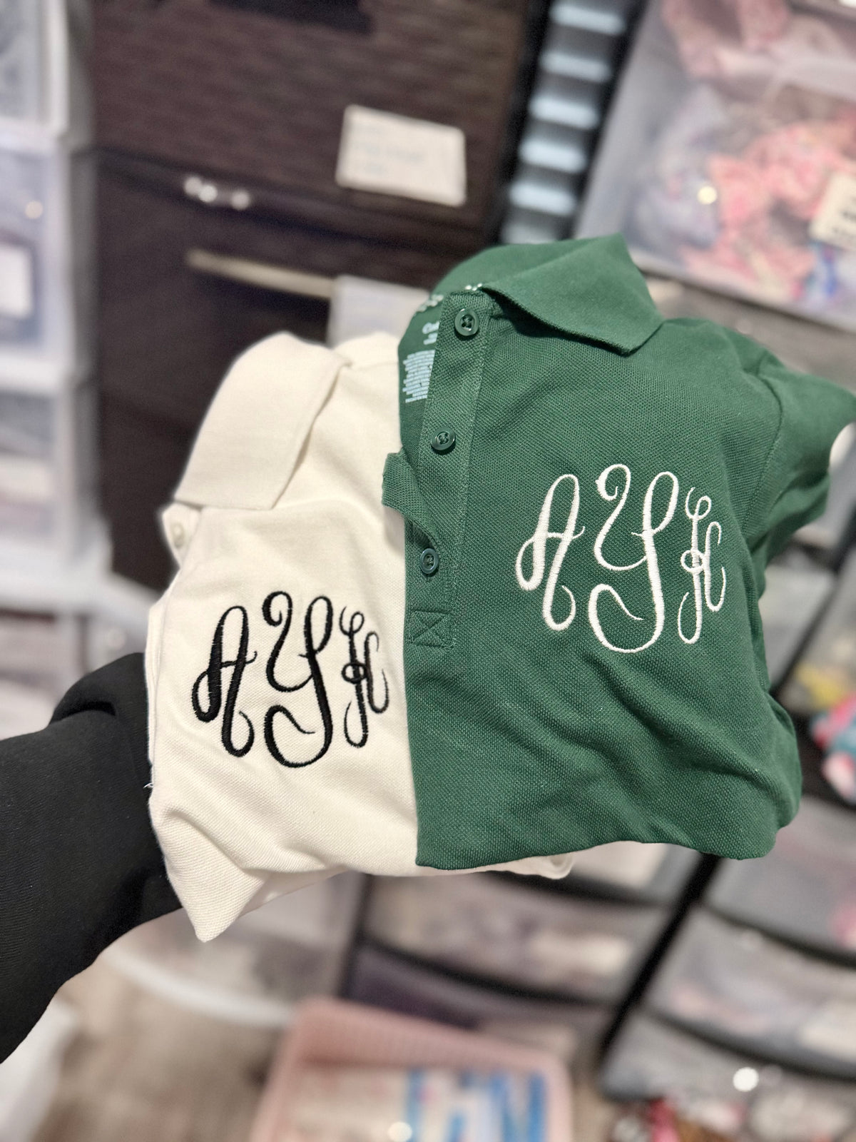 MONOGRAM POLOS