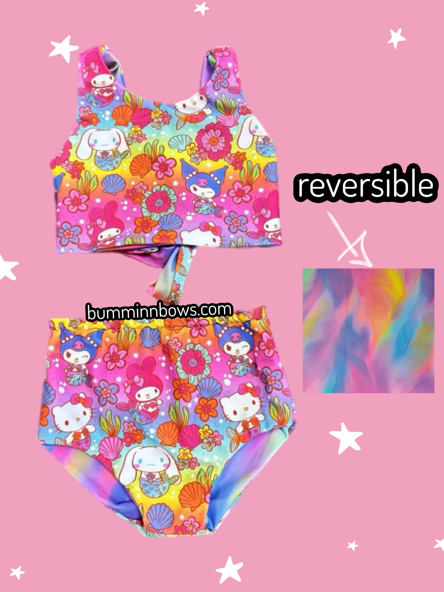 KITTY AND FRIENDS REVERSIBLE SWIM
