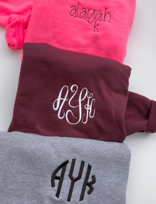 MYSTERY MONOGRAM SWEATER