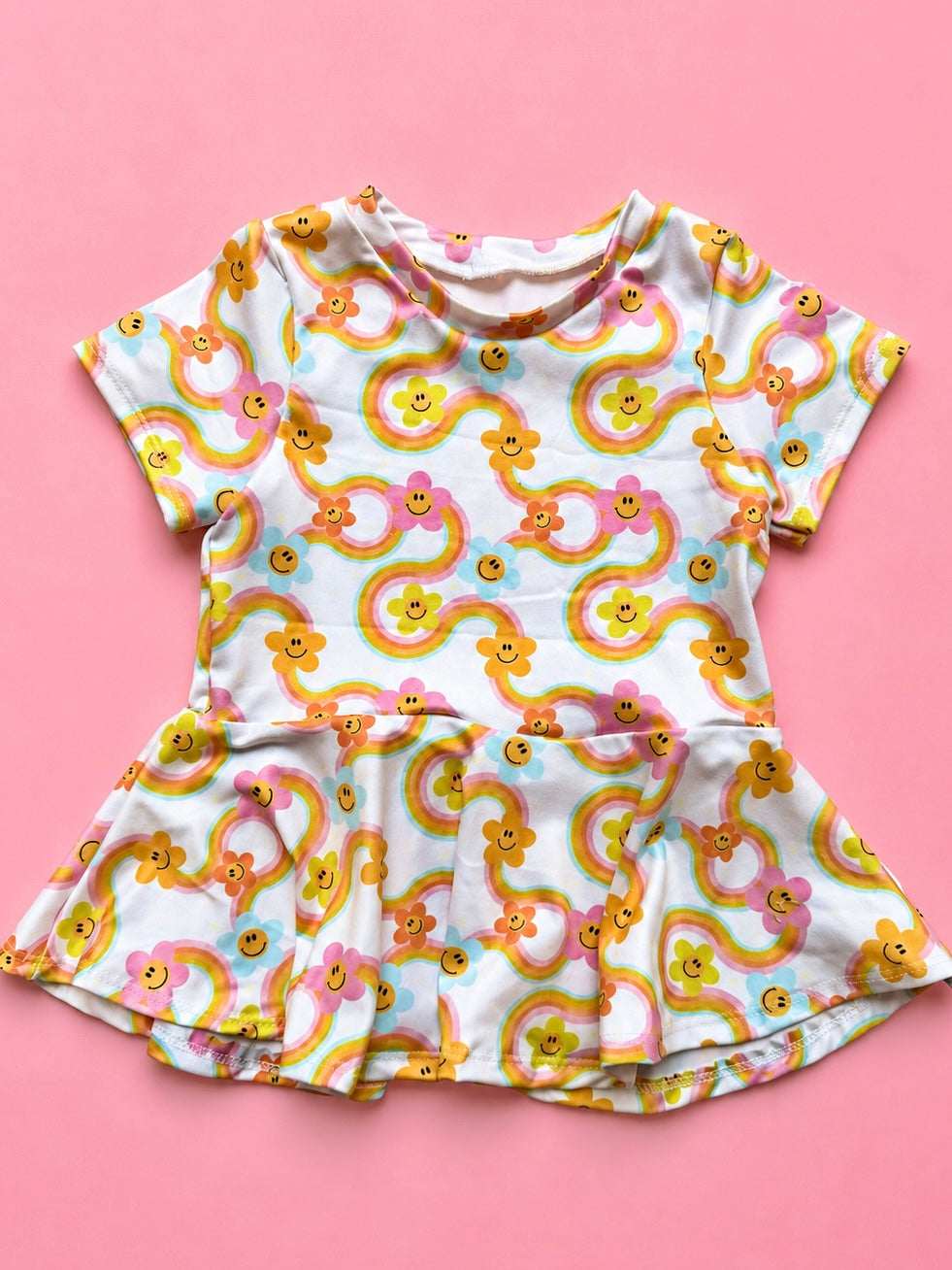 FLOWER PEPLUM 4T