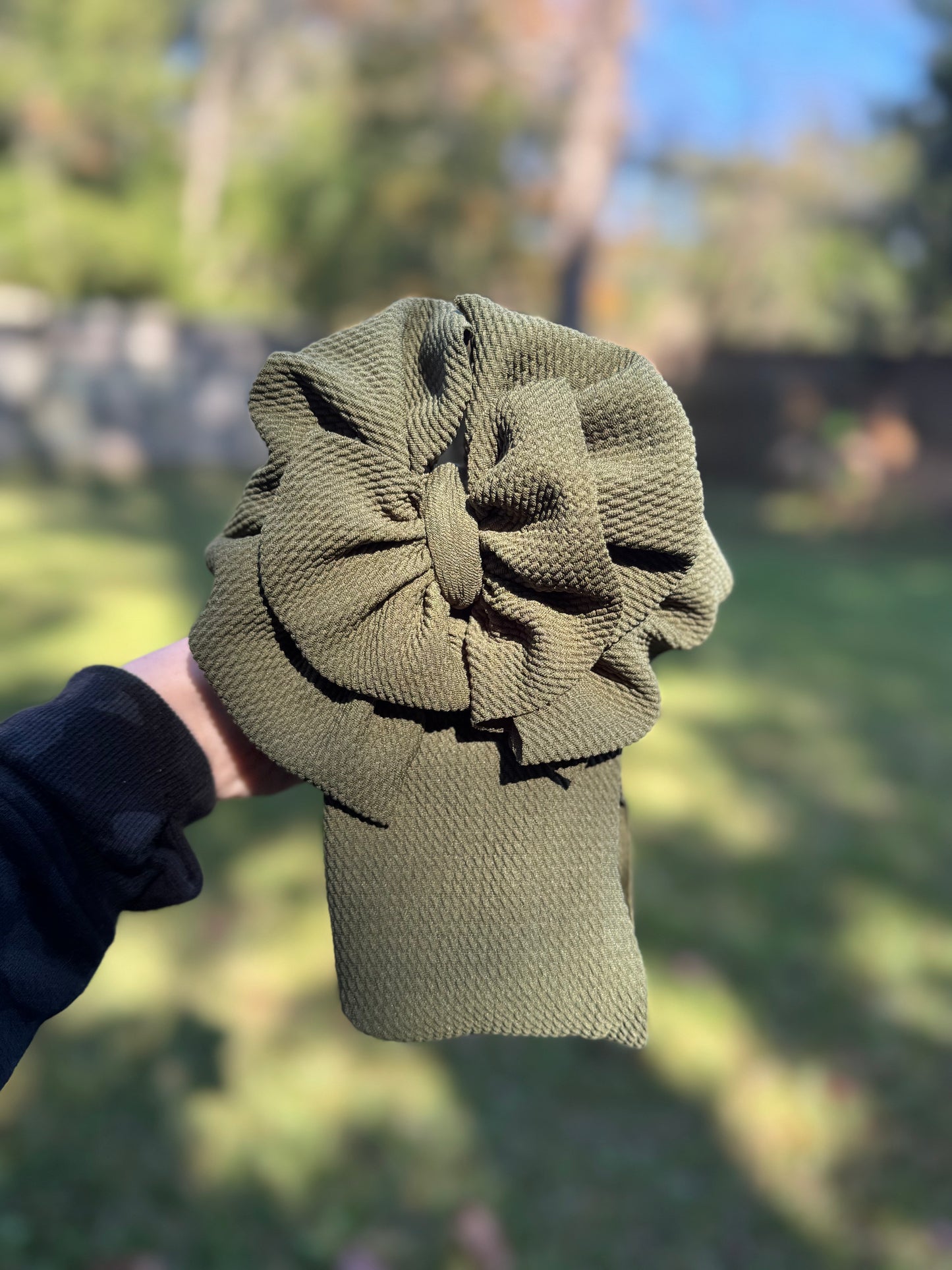 ARMY GREEN BOW