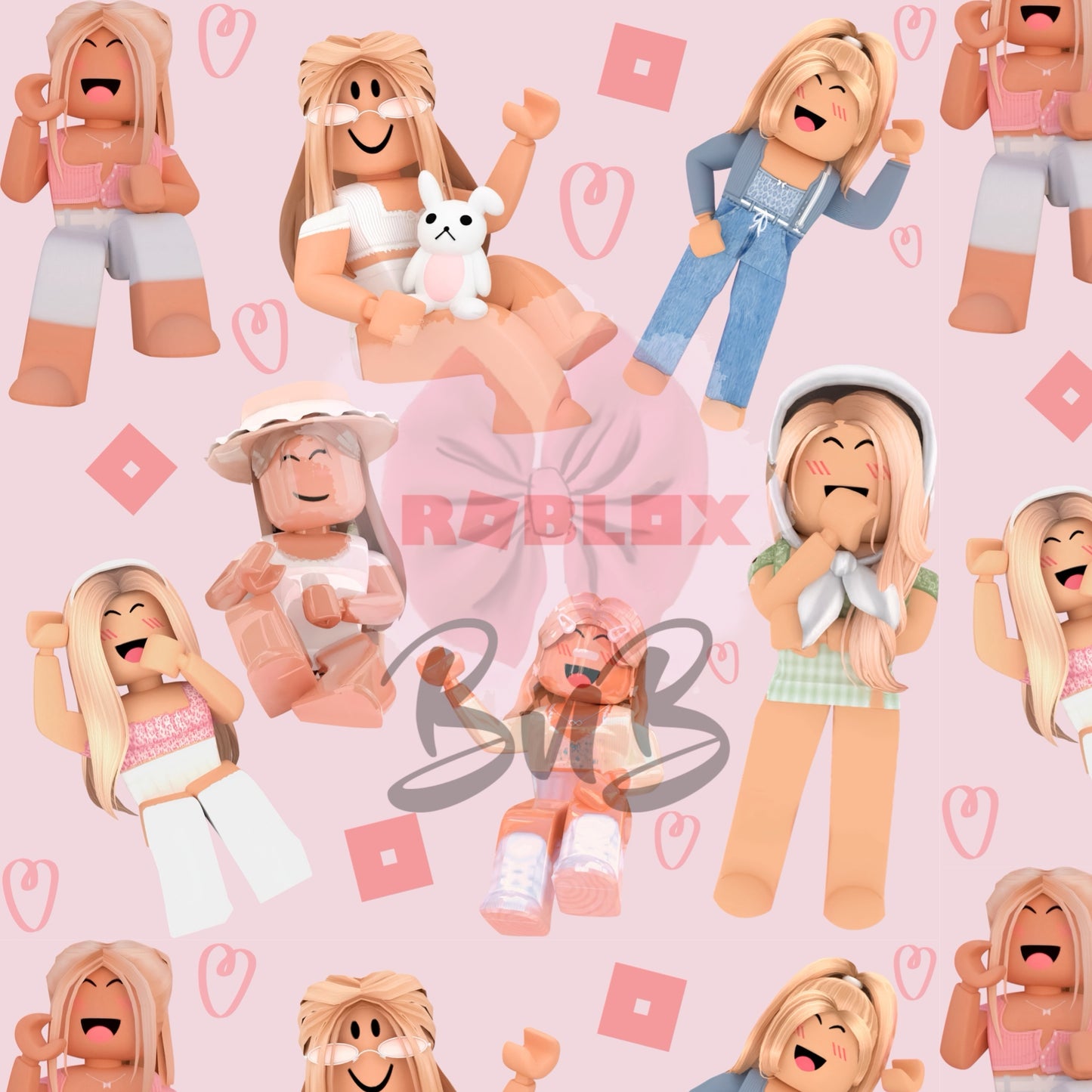 blox seamless pattern