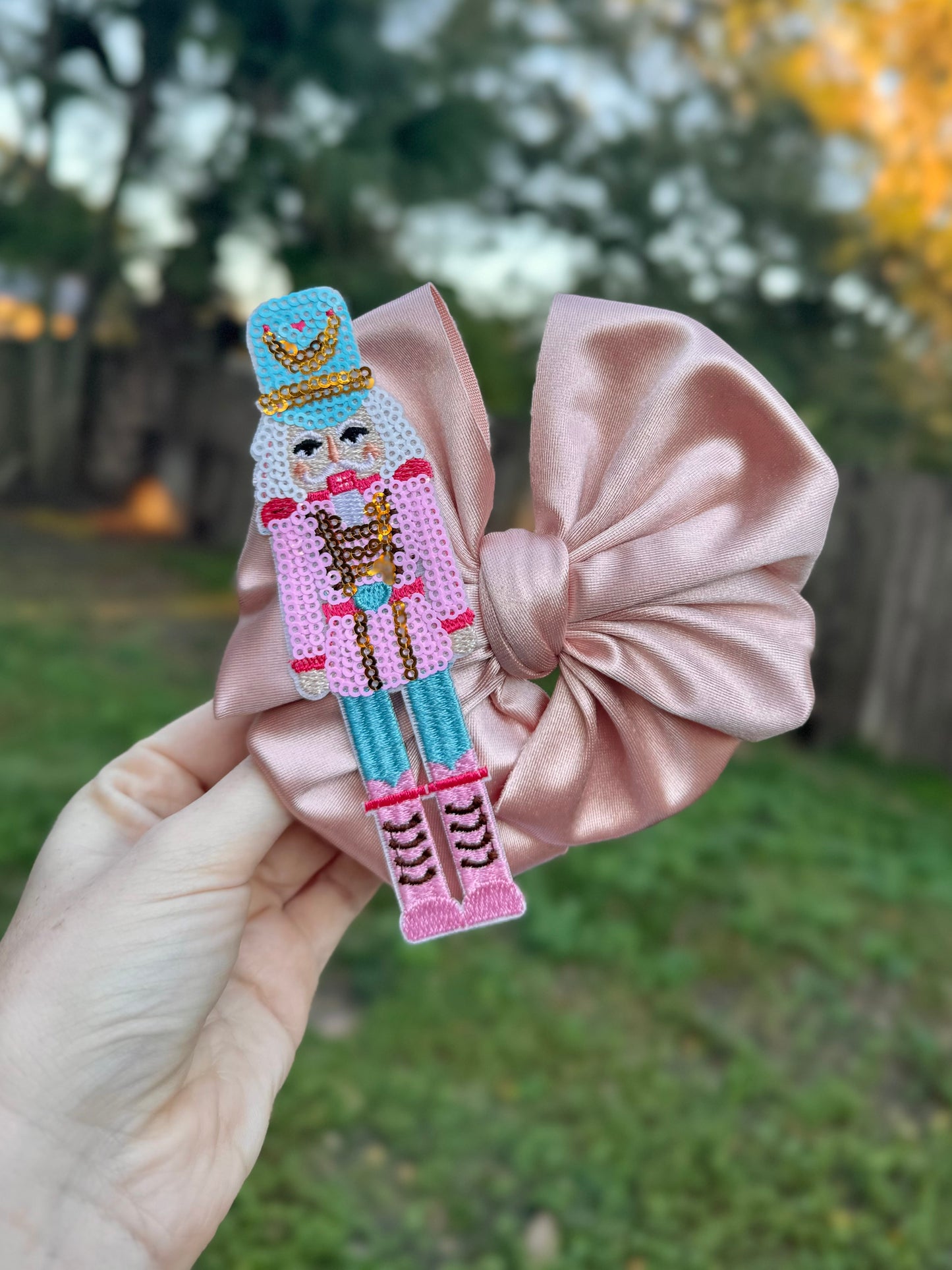 NUTCRACKER SATIN BOW