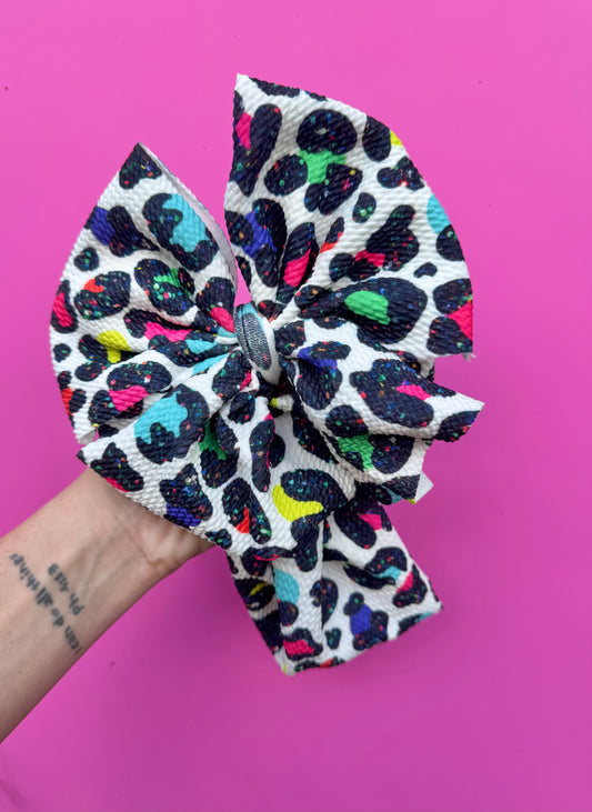 LEOPARD BOW