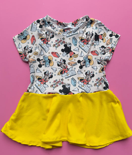 MOUSE PEPLUM 5/6Y