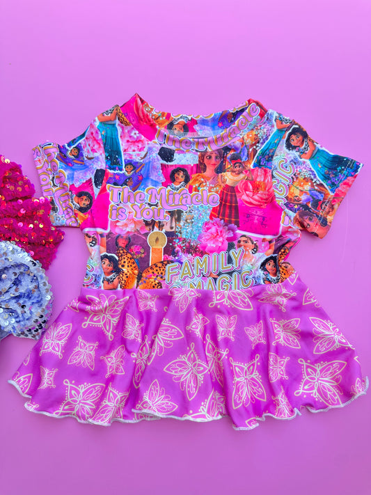 MIRACLE PEPLUM
