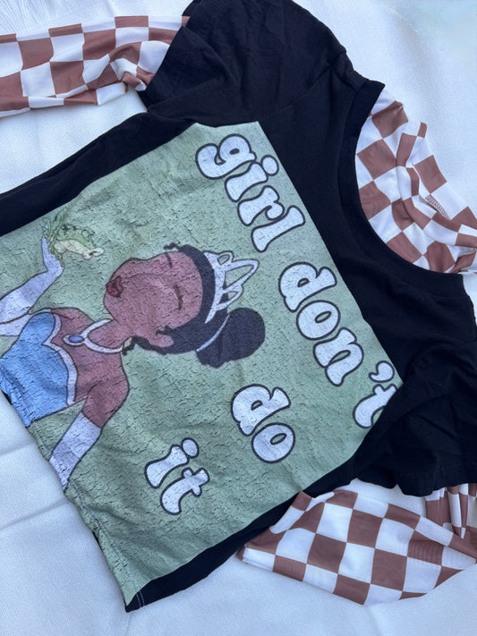 TIANA BOXY TEE AND MESH TOP 7/8Y
