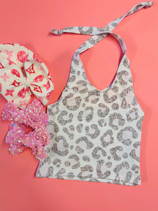 LEOPARD HALTER