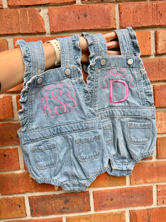 DENIM BABY OVERALLS