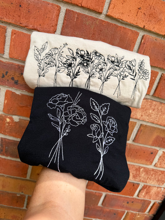 CUSTOM BIRTH FLOWER TEE
