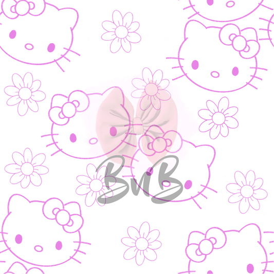 kitty seamless pattern