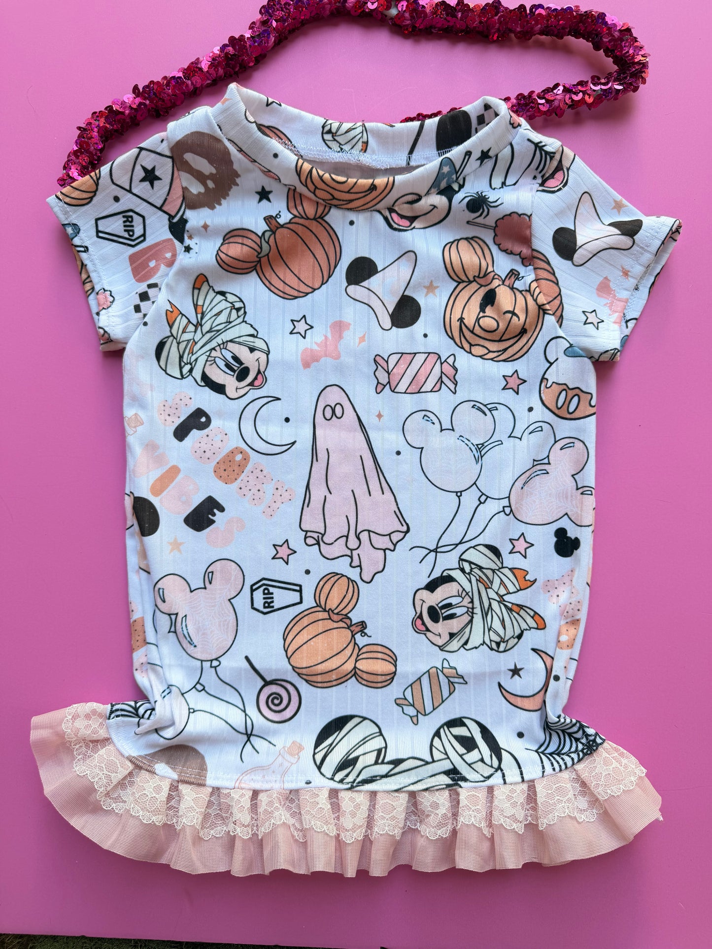 SPOOKY MOUSE RUFFLE 5T