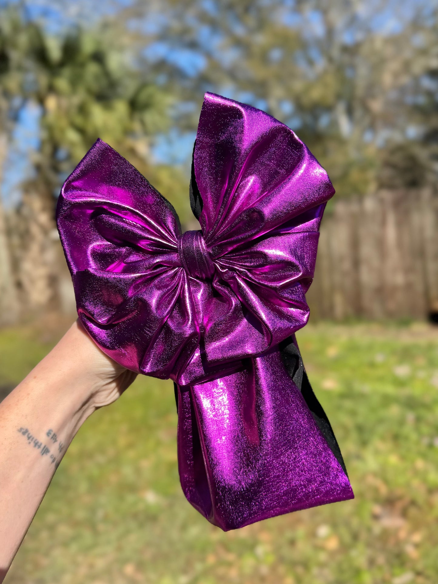 PURPLE SHINE BOW