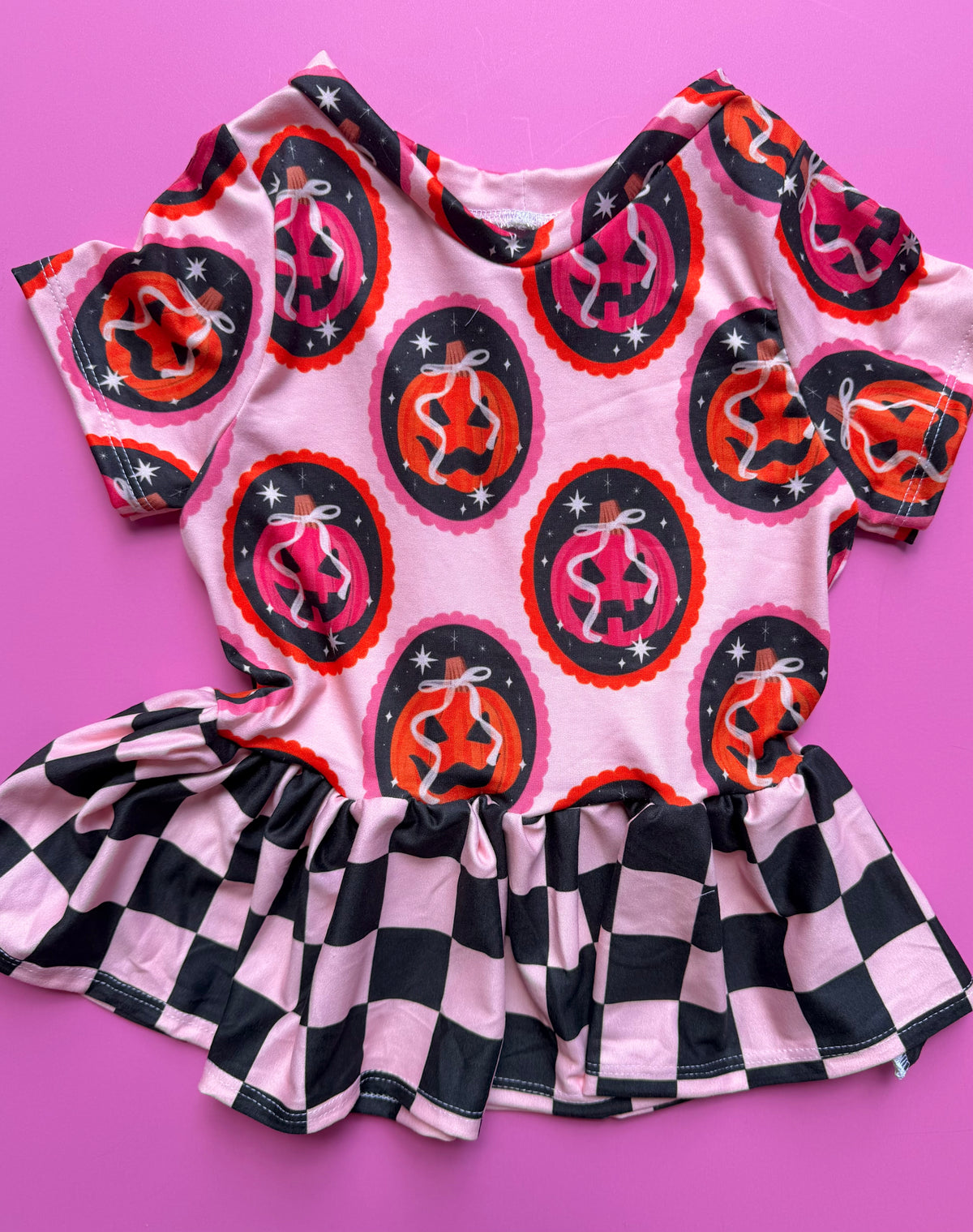 PUMPKINS RUFFLE PEPLUM 6y