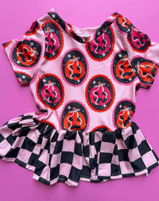 PUMPKINS RUFFLE PEPLUM 6y