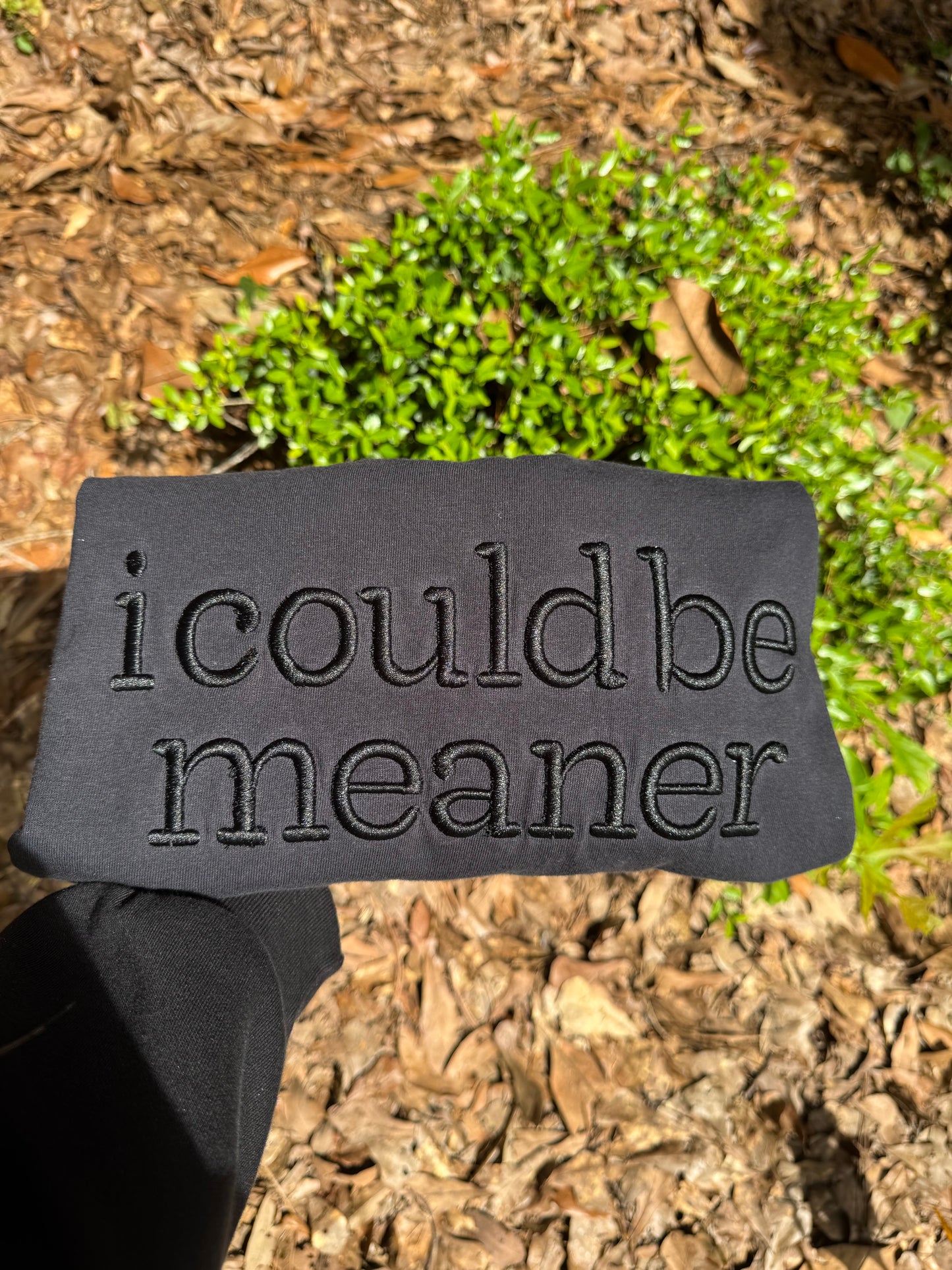 I COULD BE MEANER 3D TEE