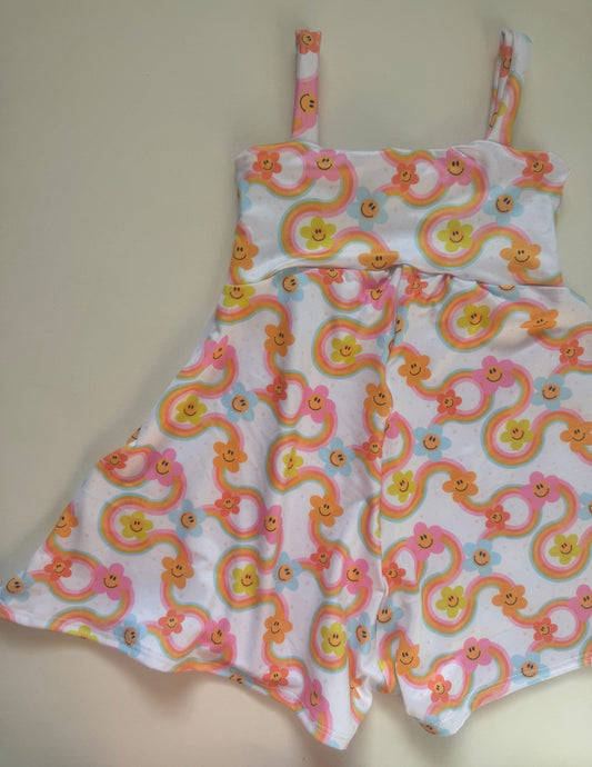 4T FLOWER ROMPER
