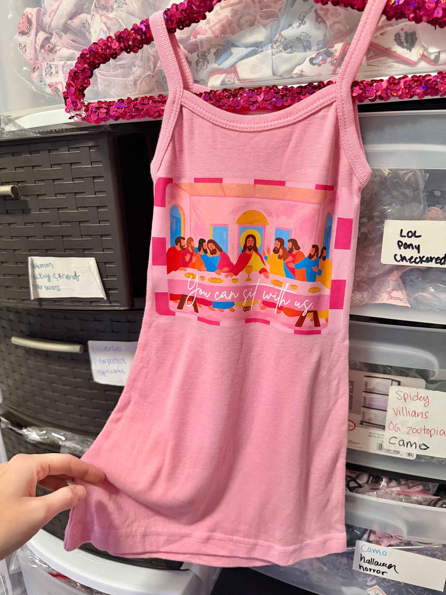 SIT WITH US TANK DRESS 12/18M