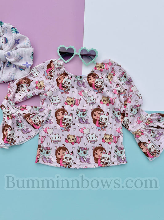 GABBY RUFFLE TOP