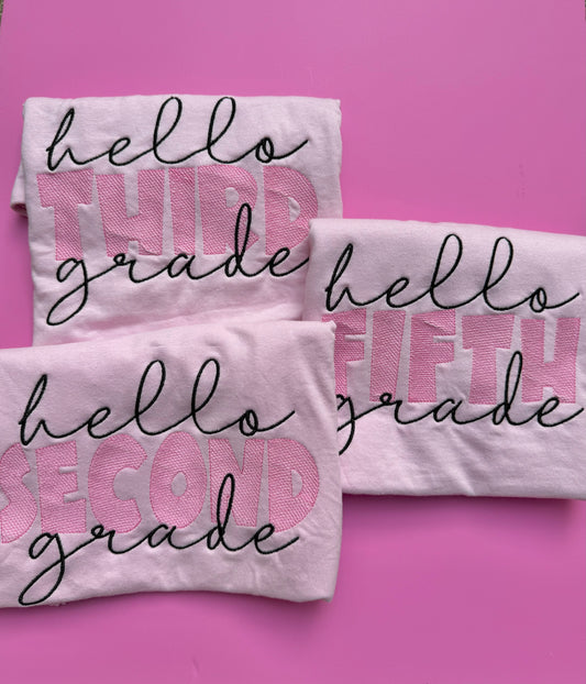 PINK GRADE TEE