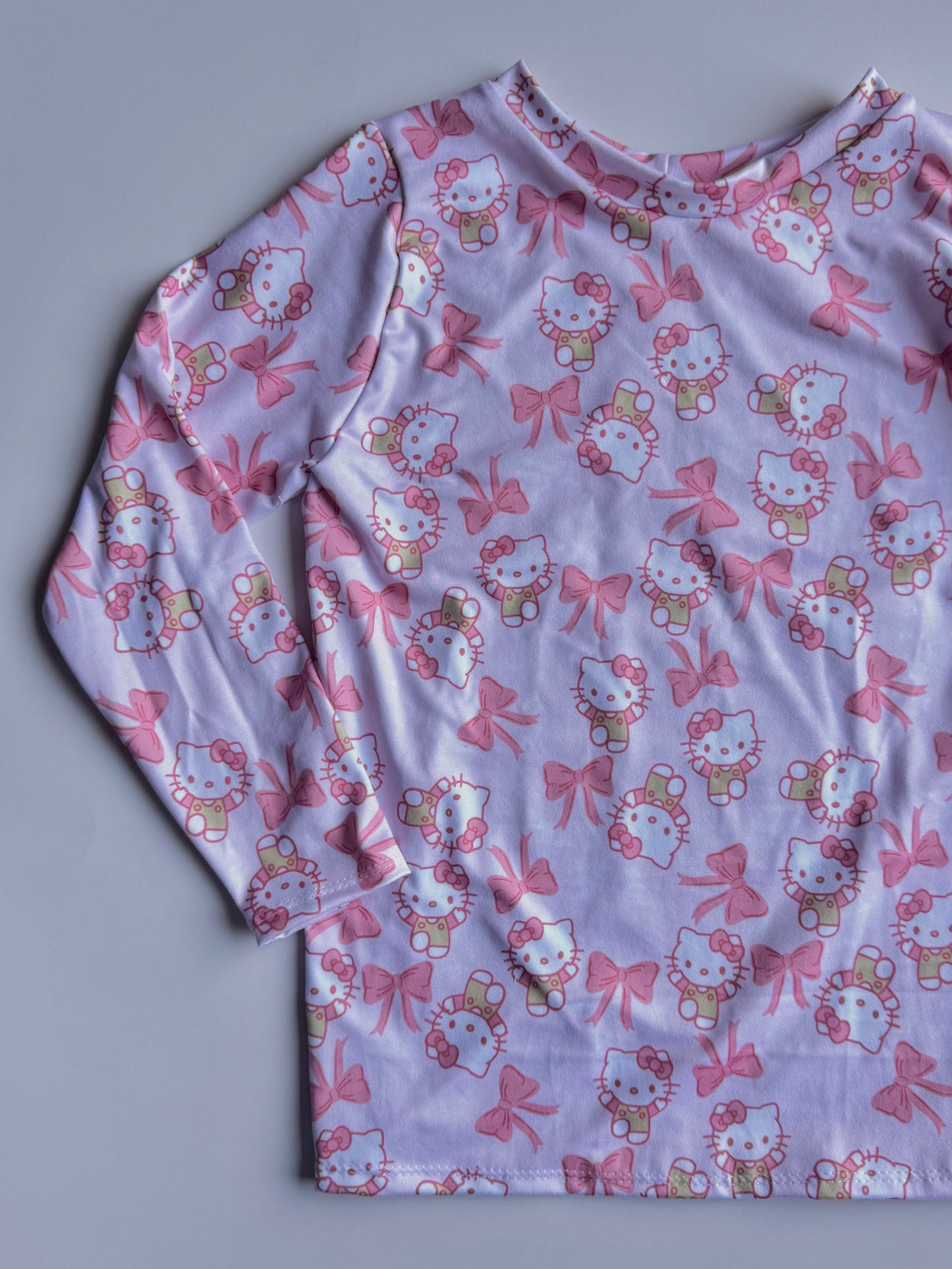 KITTY LONG SLEEVE TEE 6/7Y