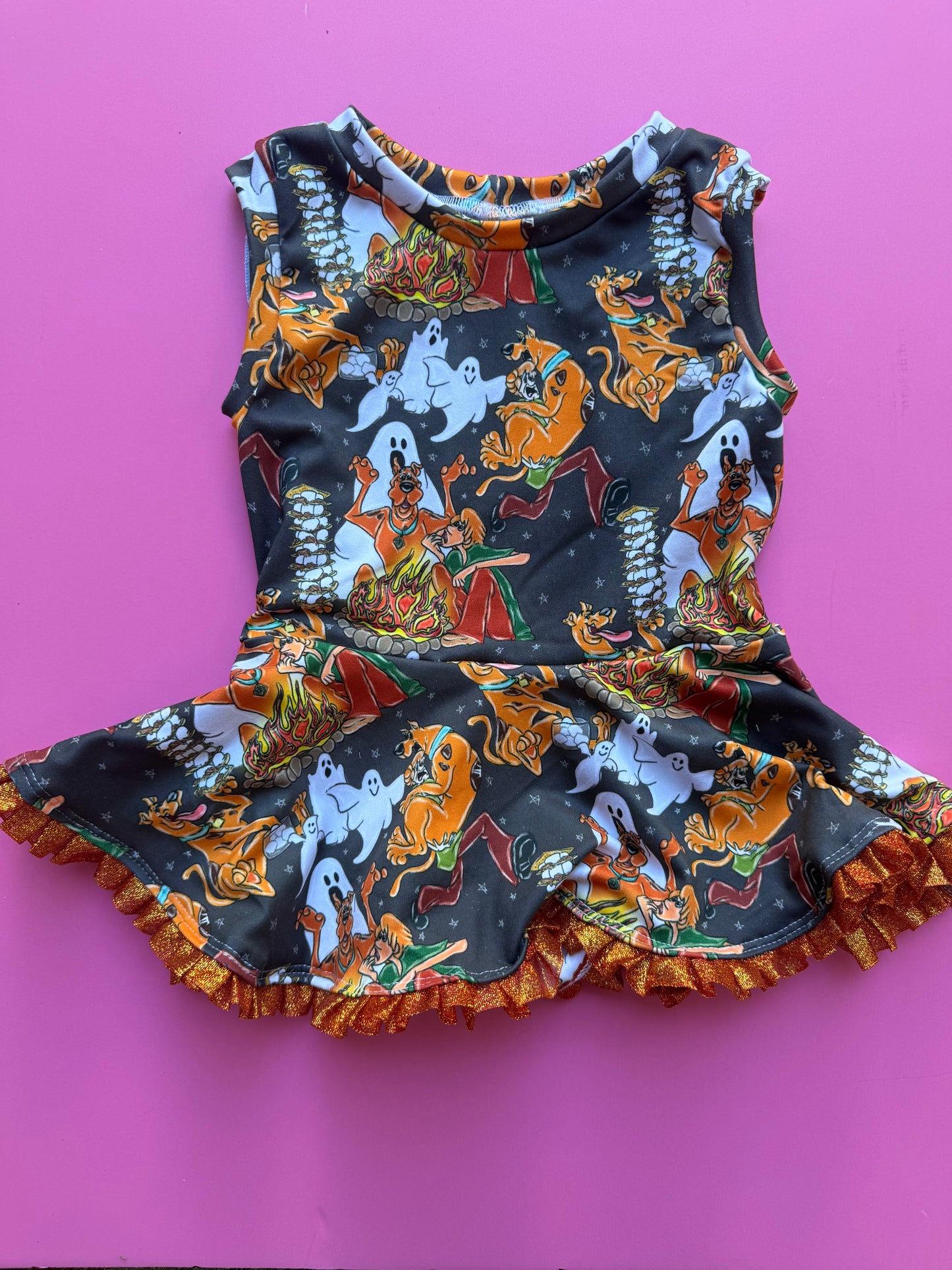 SPOOKY DOO PEPLUM 3T