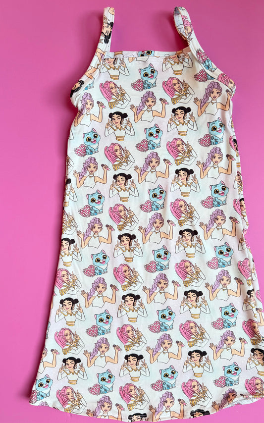 KPOP CAMI DRESS 6/7Y