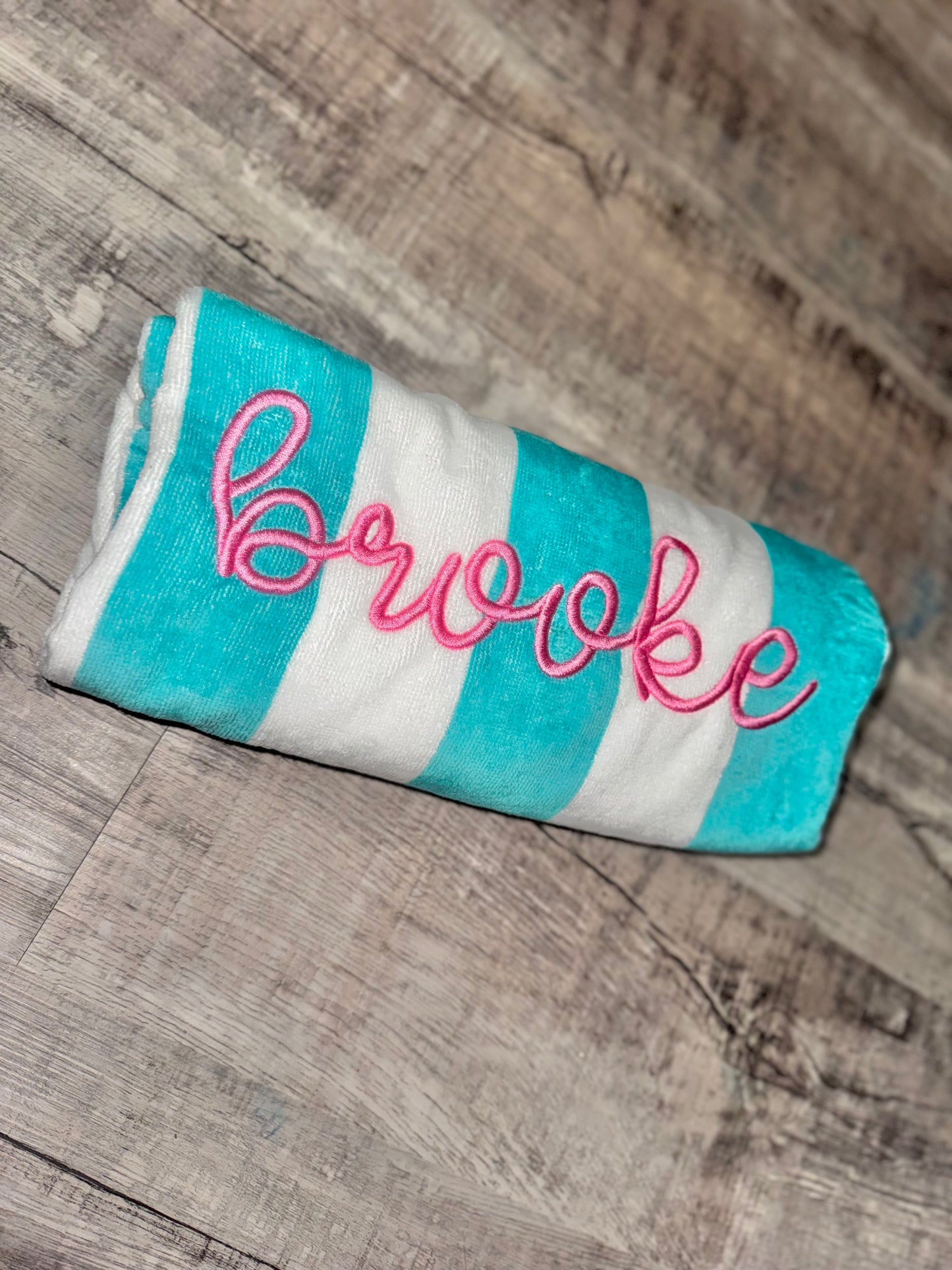 CUSTOM BEACH TOWEL