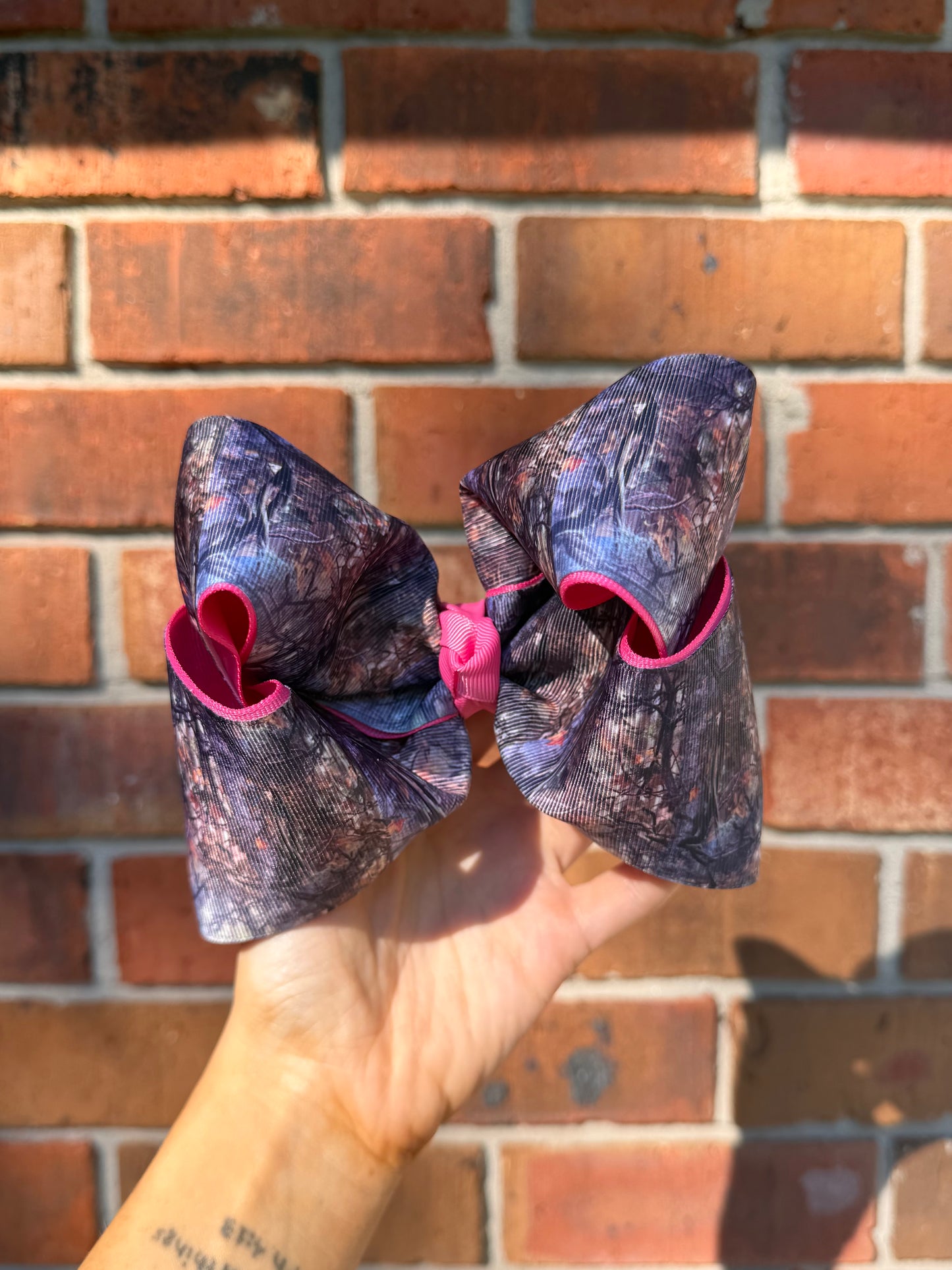 CAMO RIBBON BOW