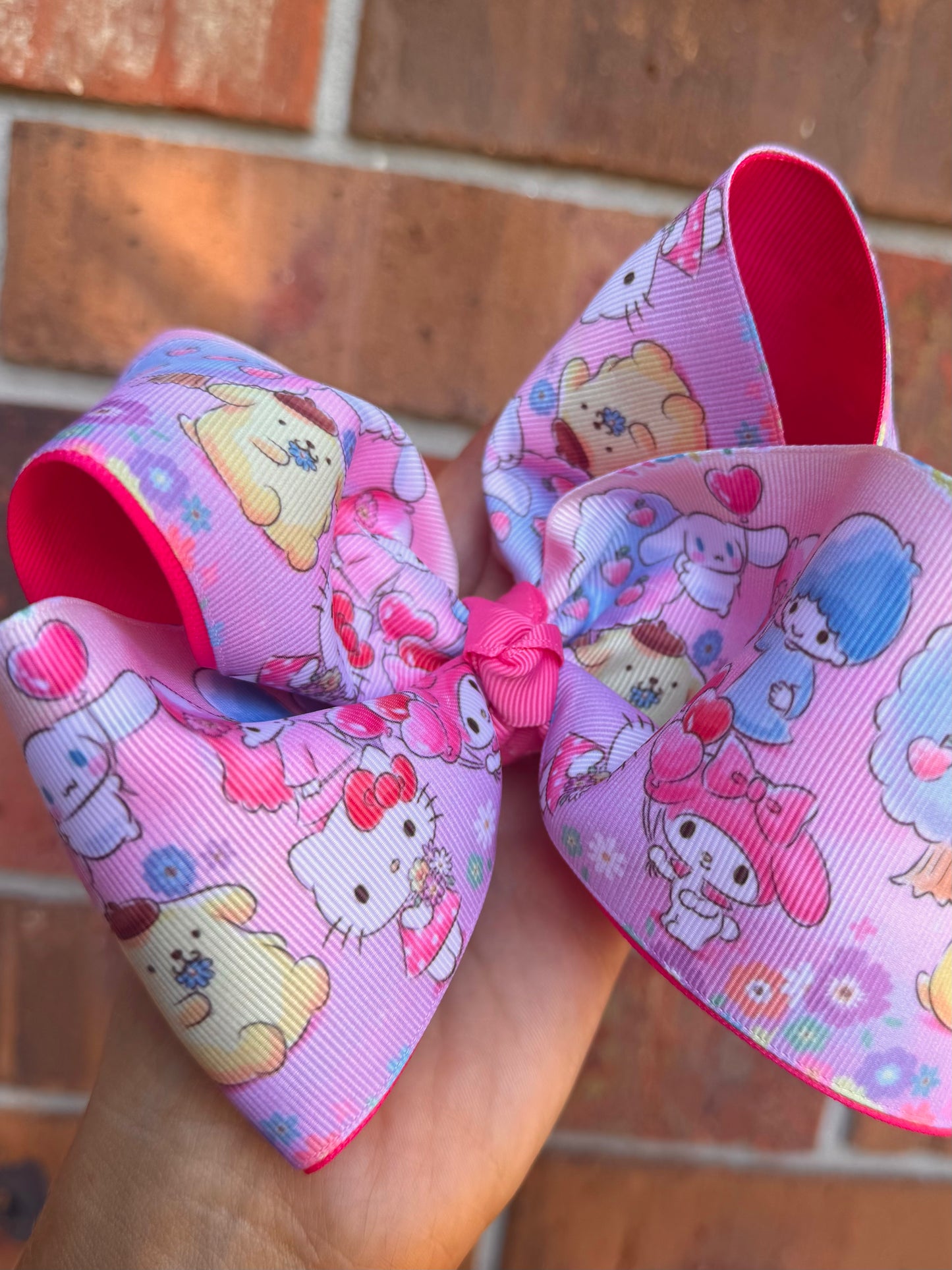KITTY AND FRIENDS RIBBON BOW