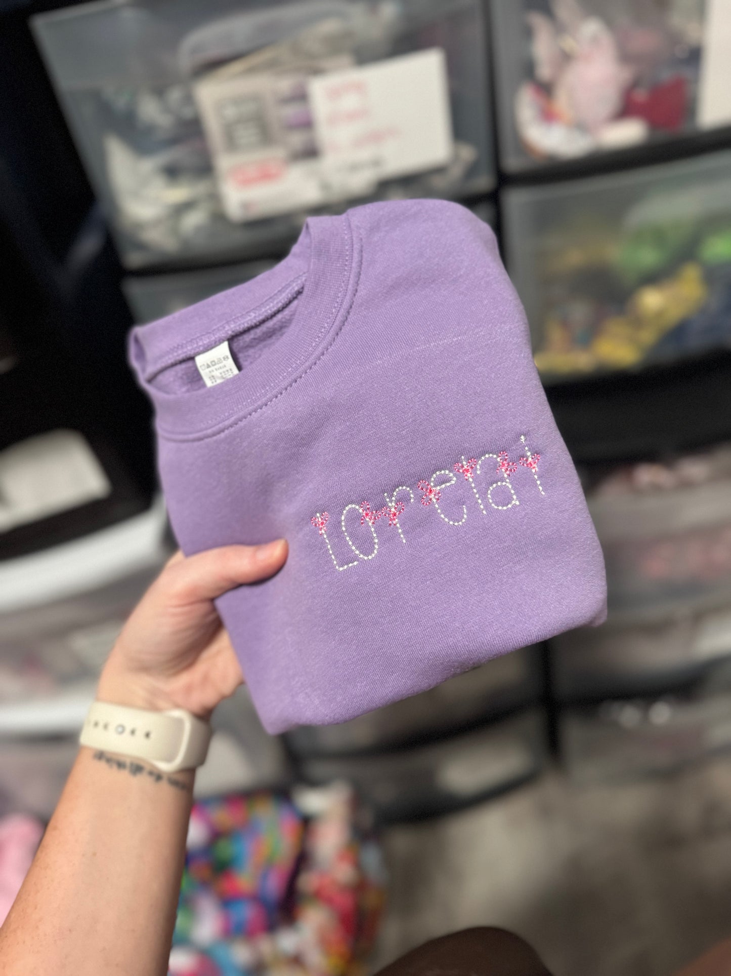 MYSTERY MONOGRAM SWEATER