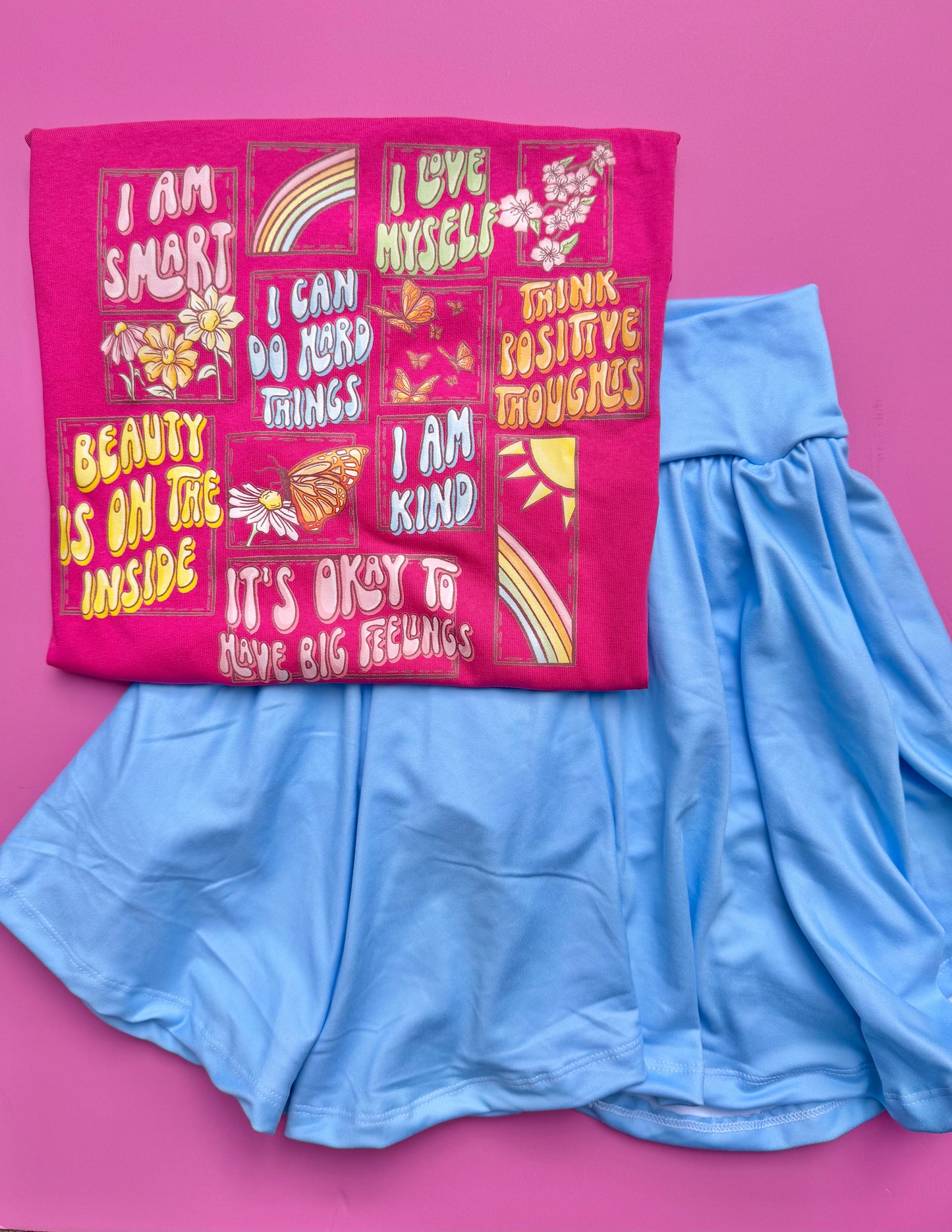 BUTTERFLY SKORT SET 8Y
