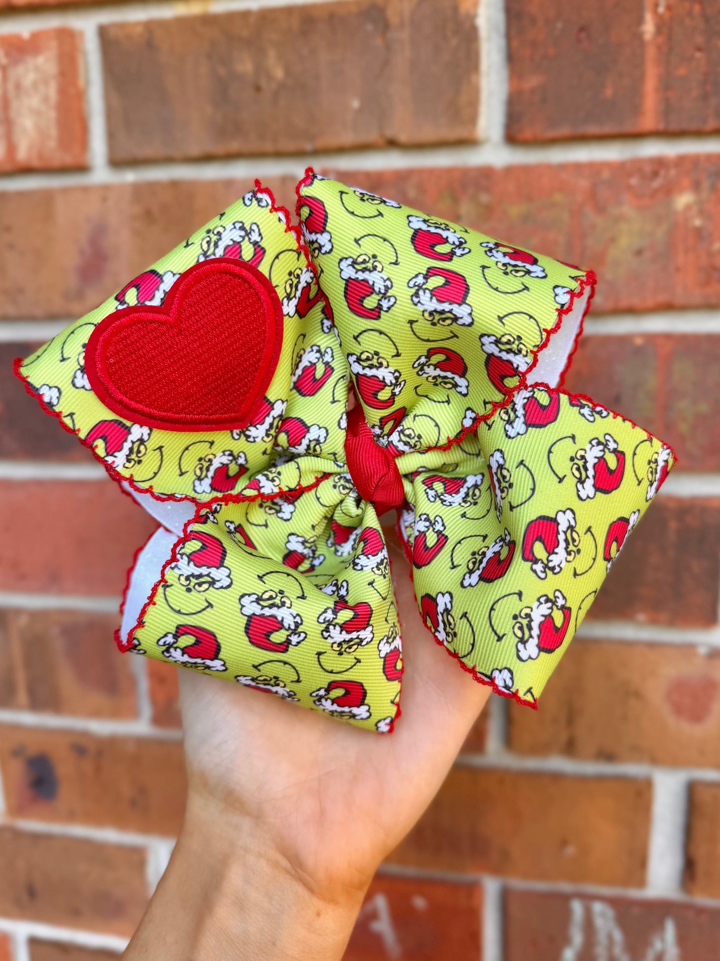 GRINCH RIBBON BOW