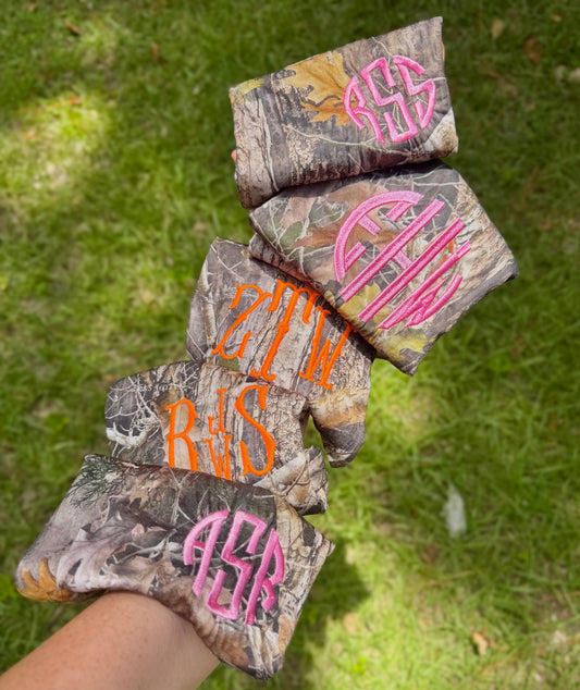 CAMO MONOGRAM TEES