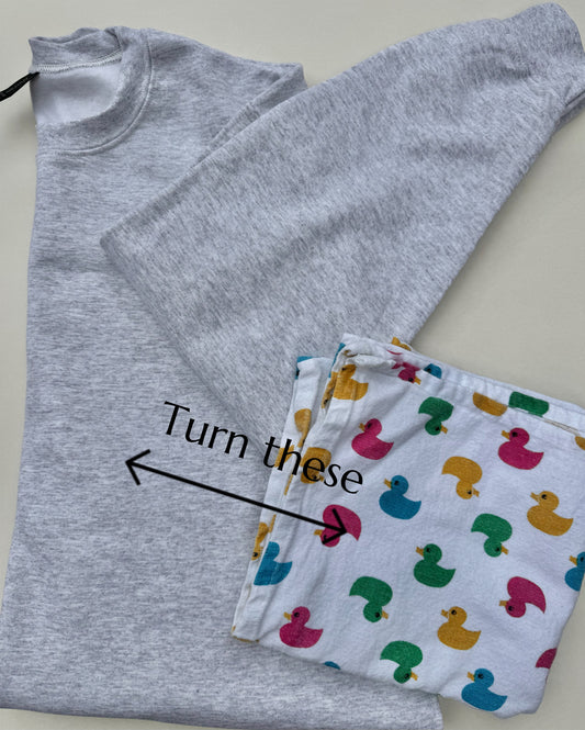 BABY BLANKET SWEATSHIRT