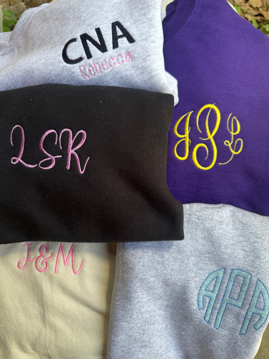 MYSTERY MONOGRAM SWEATER