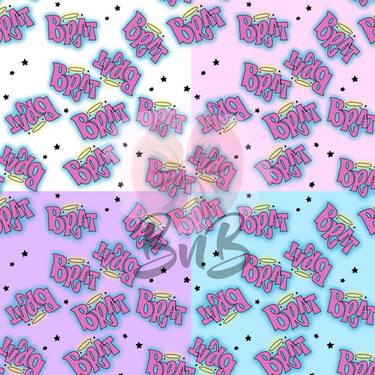 brat seamless pattern bundle