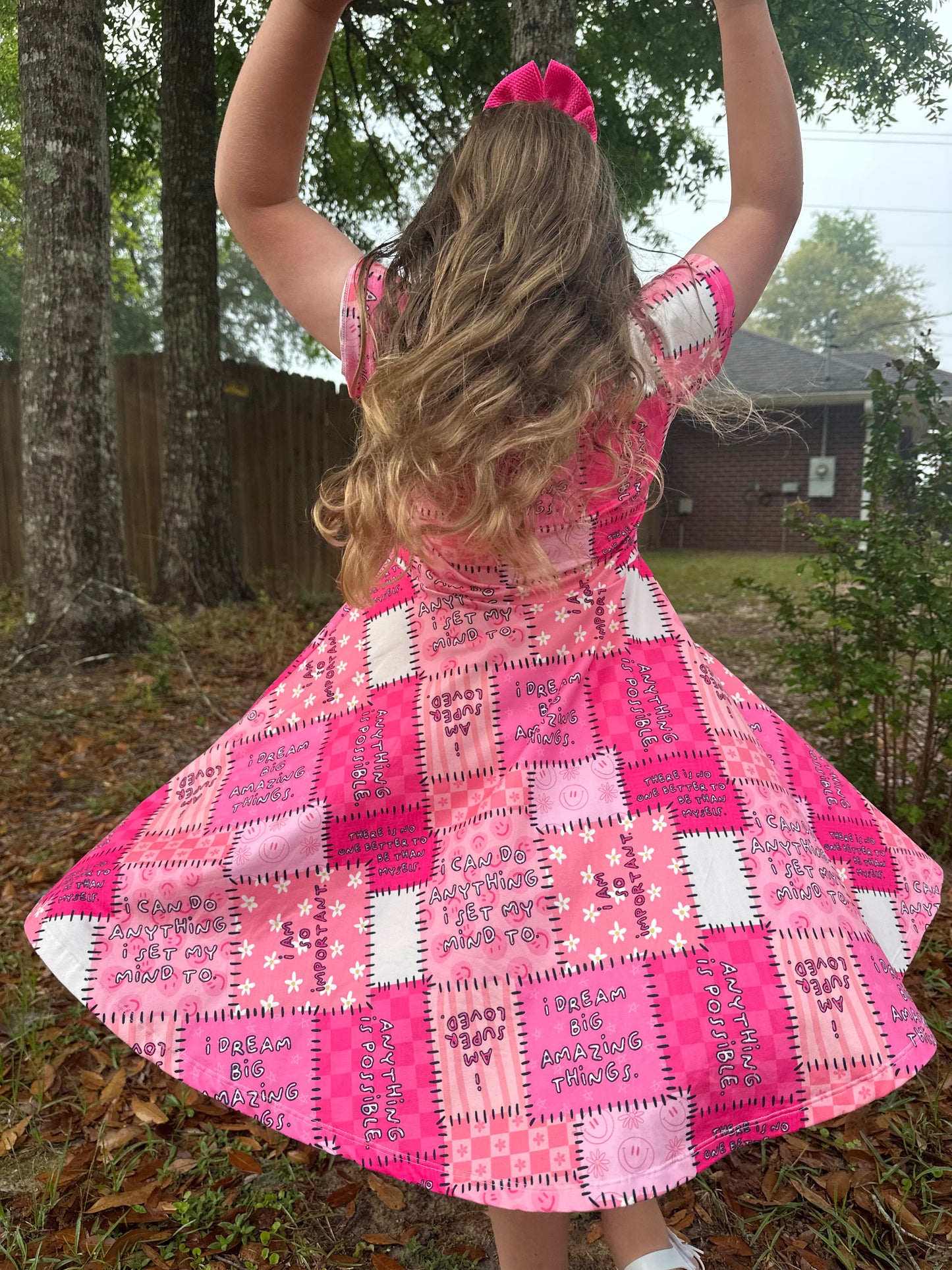 POSITIVE PATCHES DRESS